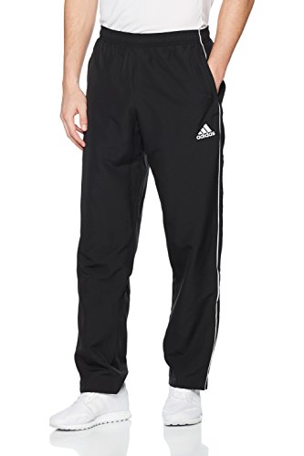 adidas Herren Core 18 Hose, schwarz (Black/White), L adidas Herren Core 18 Hose, schwarz (Black/White), L
