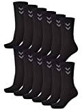 hummel Unisex Sportsocken Basic - 12er Pack I Schwarz 41/4...