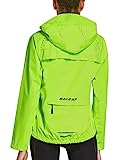 BALEAF Fahrradjacke Damen Regenjacke Wasserdicht Atmungsak...