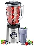 Standmixer | 800 Watt | 6-Fach Metallmesser | 1,5 Liter | ...