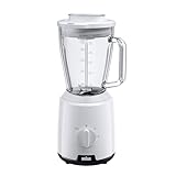 Braun PowerBlend 1 JB1050WH - Standmixer mit 1,5 l Glas-Mi...