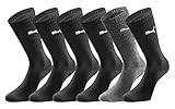PUMA Unisex Sportsocken Crew 6 Paar Pack - Black Combo - G...