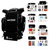HELP BAG Notfallrucksack Survival Kit - 60 Zubehörteile C...