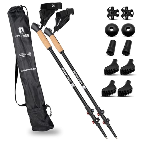 TREKOLOGY Trek Z Wanderstock – Teleskopstock Mit Korkgriff, Blau, 130 Cm, Alu, Leicht