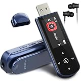 64GB Tragbarer USB MP3 Player mit Bluetooth 5.3, Clip für...