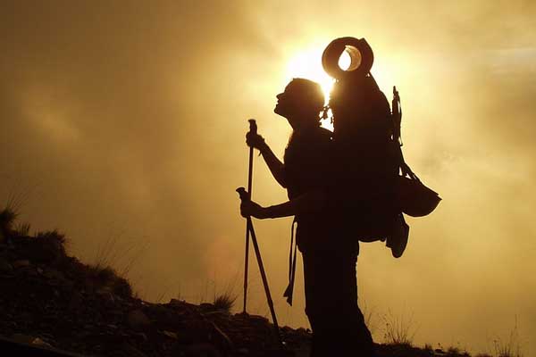 Trekking im Gebirge